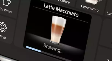 Less waiting, faster coffee preparation with QuickStart